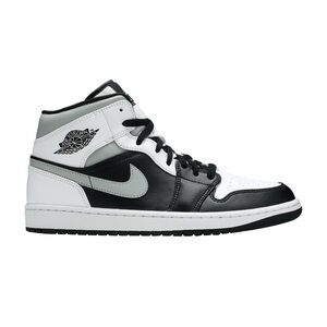 Jordan Men's Black and White High-Top Sneakers